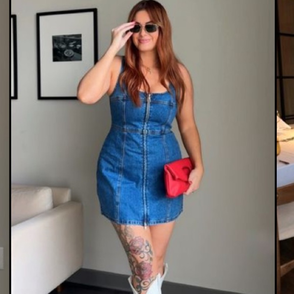 Showpo Denim Mini Dress